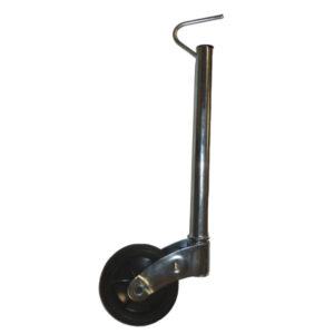 Ruotino fisso tubo Ø mm. 35, H=mm. 600 - portata kg. 75